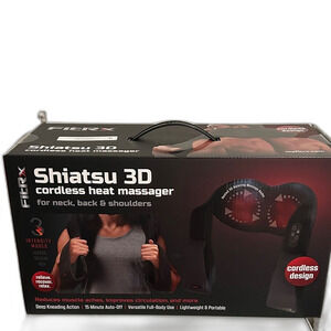 NWOT Black Shiatsu 3D Cordless Heat Massager